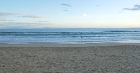 Calm beach - 4K (UltraHD) Stock Footage 39680596