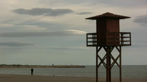 Calm beach 库存影片 302472