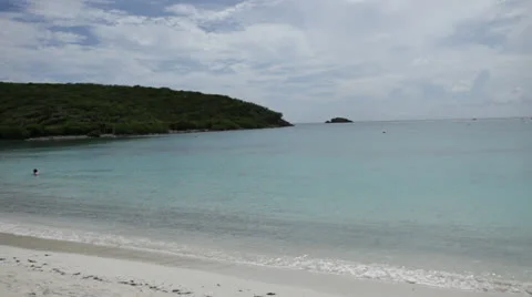 Calm beach Stock Footage 23810377