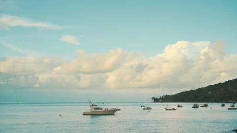 Calm beach at noon Stock-Footage 149507340