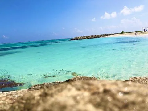 Calm beach Stock Photos