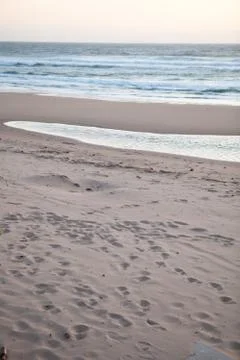 Calm beach scene Stock-Fotos