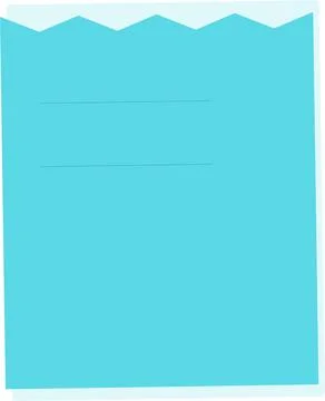 Calm blue ocean waves on a beach Stock Illustration