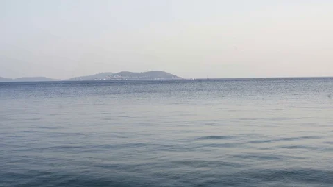 Calm Blue Sea Stock Footage 97545433