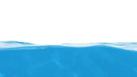 Calm Blue Water Surface Side Angle with Gentle Motion. Stock Footage 317801406