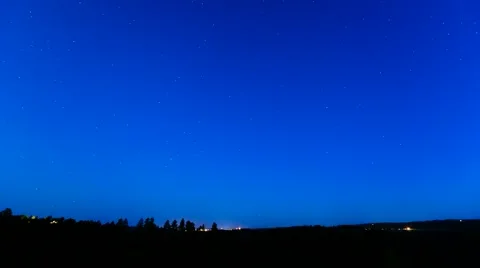 Calm, Clear Night Stock Footage 54743680