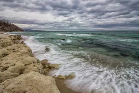 Calm cloudy day Stock Photos