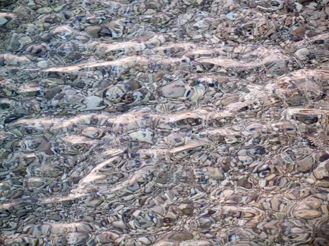 Calm crystal sea background 库存照片