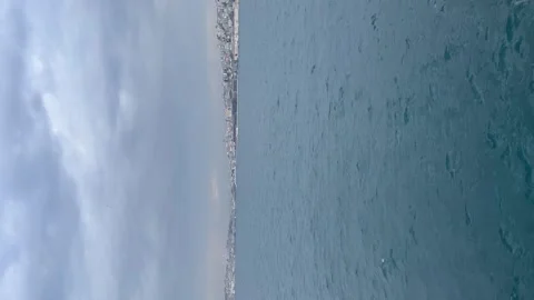 Calm dark sea Stock Footage 240338680