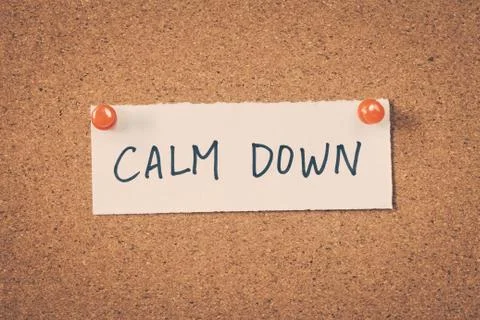 Calm down Stock Photos