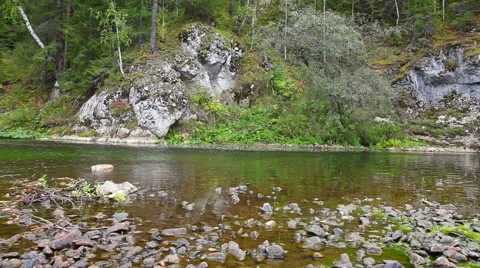 Calm eternal rocks Stock Footage 48815619