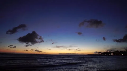 A calm evening on a Pacific Island. Vídeos de archivo 195804340