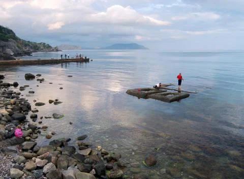 Calm evening Stock Photos