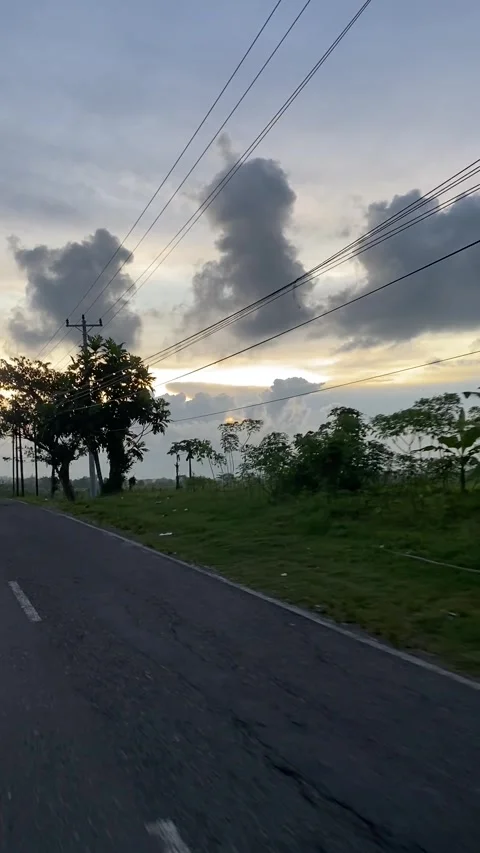 Calm Evening Sky at Dusk Stock Footage 307852414