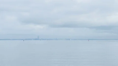 Calm Finsky bay at fall Stock Footage 81668370