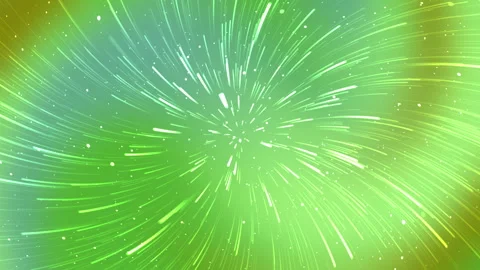 Calm Green Wave – Abstract Motion with Gentle Particles Stock Footage 310642994