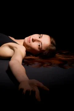 Calm lady Foto stock
