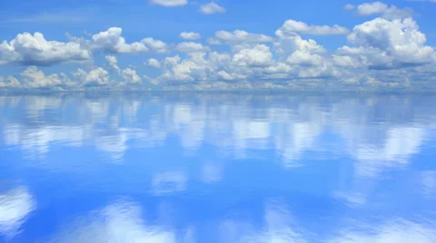 Calm lake 3D animation Video stock 50923147