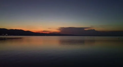 Calm Lake at Dusk 스톡 동영상 332890267