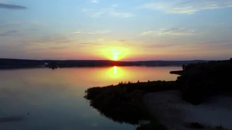 A calm lake Stock Footage 203788650