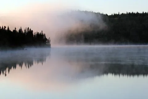 Calm lake Foto stock