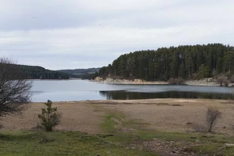 A calm lake 스톡 사진
