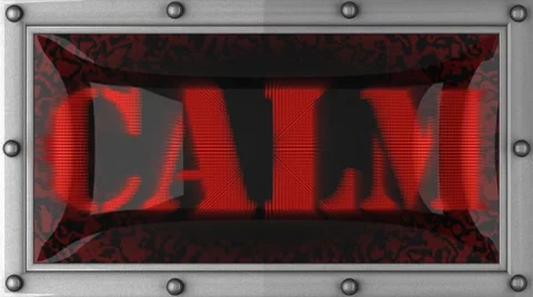 Calm on led Stock Footage 8684432