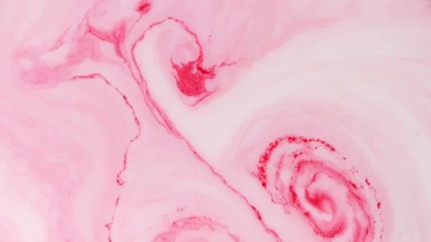 Calm liquid art abstract background red pink Vídeos de archivo 290404304