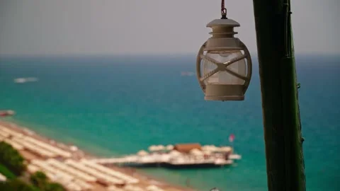 Calm on the Mediterranean coast. Stock Footage 165942883