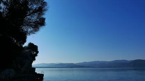 Calm Mediterranean Waters Stockbeeldmateriaal 77015695