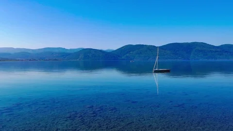 Calm Mediterranean Waters Stock Footage 77017979