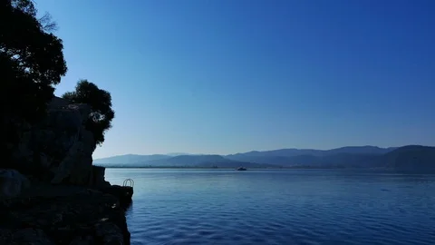 Calm Mediterranean Waters Video stock 77097985