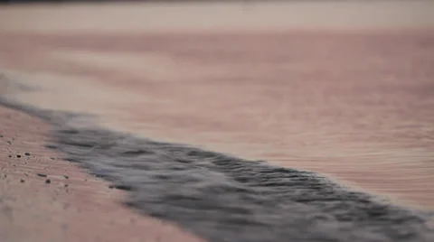 Calm morning waves Stock Footage 27487577