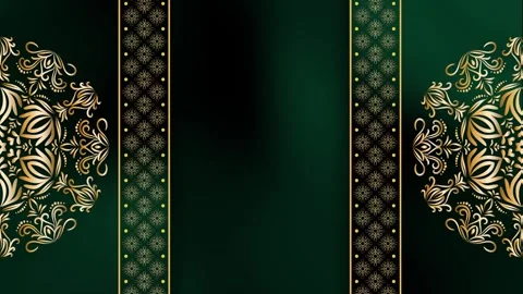 Calm Motion Motion Ancient Echo Mandala Ramadan Background Stock Footage 327720146