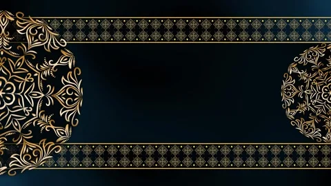 Calm Motion Motion Astral Bloom Mandala Ramadan Background Stock Footage 327717823