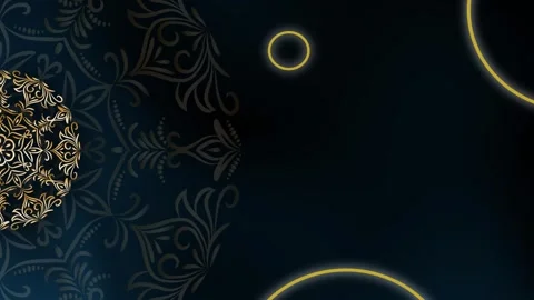 Calm Motion Motion Celestial Path Mandala Ramadan Background Stock Footage 327717813