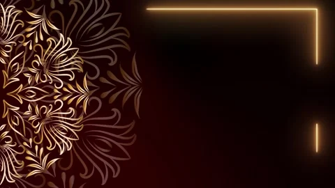 Calm Motion Motion Celestial Path Mandala Ramadan Background Video stock 327720145