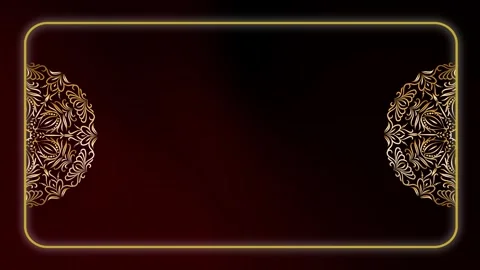 Calm Motion Motion Oceanic Pulse Mandala Ramadan Background Video stock 327717883