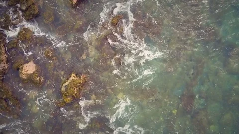 Calm Ocean Aerial 2 Stock Footage 73851846