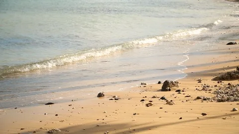 Calm ocean break Stock Footage 93593568