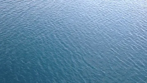 Calm Ocean seen from Above Stock Footage 81748998