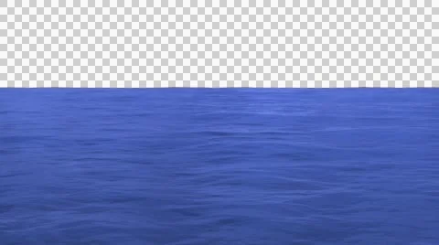 Calm Ocean Surface Seamless Loop With Matte Stock Footage 41852759