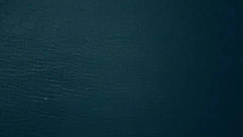 Calm ocean water surface reflecting soft light at sunset, capturing serene Stock Footage 285515197