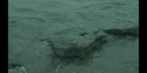 Calm ocean waves indication tranquility, calmness, and peace Stock Footage 283002700