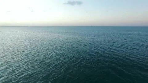 Calm Ocean Waves Under Daylight Sky Stock Footage 307910106