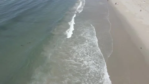 Calm Pacific Ocean Waves Stock Footage 172225278