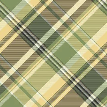 Calm plaid fabric vector, customize pattern texture seamless. Crossed tarta.. 库存插图