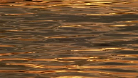 Calm Reflective Lagoon Glow at Sundown Stockbeeldmateriaal 334699992