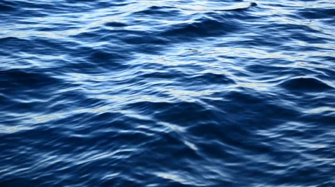 Calm Rippled Moving Water Surface - High Contrast Video stock 50453779