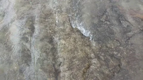 Calm river flow through the rocks Stock Footage 195976208